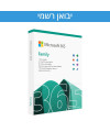 Microsoft Office 365 Family - ESD - מנוי לשנה - יבואן רשמי עד 6 משתמשים