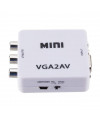 ממיר VGA ל-3xRCA AV | מתאם לחיבור מחשב לטלוויזיה