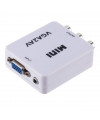 ממיר VGA ל-3xRCA AV | מתאם לחיבור מחשב לטלוויזיה