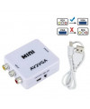 ממיר VGA ל-3xRCA AV | מתאם לחיבור מחשב לטלוויזיה