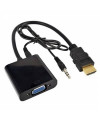 כבל ממיר HDMI ל-VGA + אודיו | תמיכה 1080P