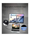 כבל USB-C ל-USB-C TopX 10Gbps 100W עם תמיכה ב-4K@60Hz באורך 3 מטר