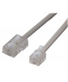 כבל RJ11 - RJ45 לטלפון חכם, אורך 1 מטר