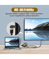 מתאם HDMI 2.1 זווית 90 מעלות זכר לנקבה ימין – תומך 4K/8K
