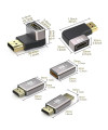 מתאם HDMI 2.1 זווית 90 מעלות זכר לנקבה כלפי מעלה – תומך 4K/8K