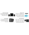 רמקולים Z533 2.1 Logitech בצבע שחור