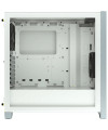 מארז מואר למחשב CORSAIR 4000D AIRFLOW - לבן