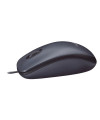 עכבר אלחוטי | עכבר חוטי Logitech M100 - אפור