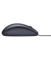 עכבר אלחוטי | עכבר חוטי Logitech M100 - אפור