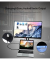 כבל USB TYPE-C 5A 10GBPS לטעינה וסנכרון 0.5 מטר