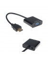 מתאם מ-HDMI ל- VGA כולל אודיו