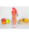 בקבוק 800 מ"ל sistema להכנת מים בטעמים הידרו טריטן -INFUSER צבע ורד