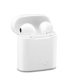 זוג אוזניות אלחוטיות I7S TWS Bluetooth כולל מיקרפון מובנה,בית טעינה צבע לבן