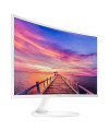 מסך מחשב קעור לבן Samsung 27