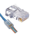 תקע לכבל רשת RJ45 CAT6 לא מסוכך
