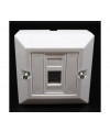 קופסא Deep plastic box Cat6 - פתרון רשת אלגנטי להתקנה יחידה
