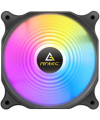 Antec F12 Racing ARGB 120mm PWM | מאוורר למארז עוצמתי עם תאורת RGB מרהיבה