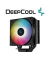 DeepCool AG400 Black ARGB | קירור אוויר למעבד עוצמתי 220W TDP | מאורר שקט 120mm