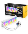 קירור נוזלי ANTEC VORTEX LUM 360 ARGB לבן | עוצמה של 280W TDP למעבד