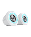 רמקולים גיימינג Edifier G1000 White: סאונד עוצמתי ותאורת RGB מרהיבה לשולחן הגיימר