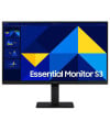 מסך מחשב שחור Samsung Essential Monitor S3 עם רגל שולחנית