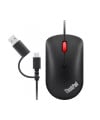 עכבר חוטי Lenovo ThinkPad USB-C | קומפקטי, מדויק, אחריות שנה