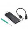 מארז חיצוני מהיר לדיסק M.2 SATA | USB 3.0 | Gold Touch