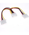 מפצל כבל MOLEX זכר ל-2 נקבות 0.20 ס"מ